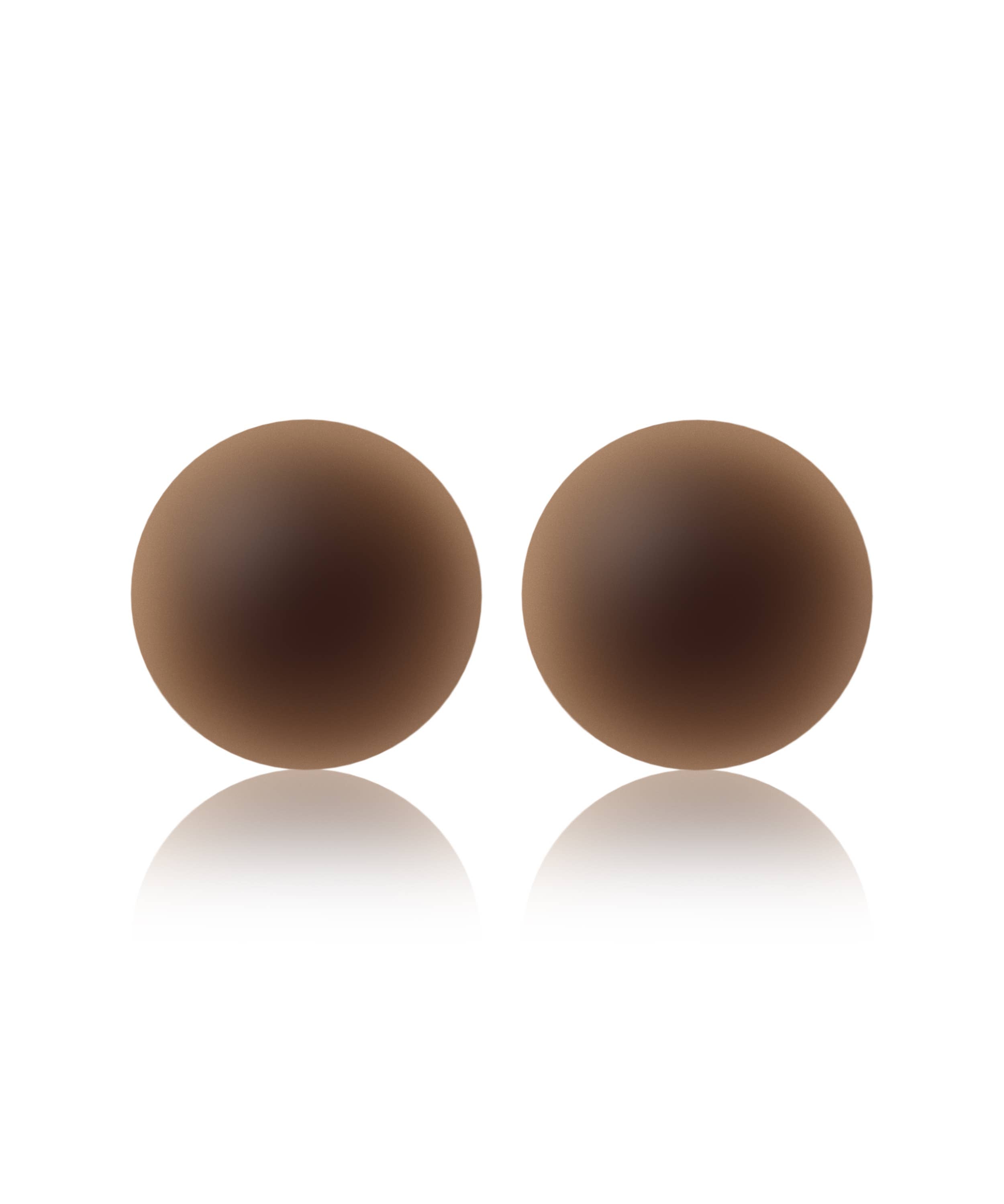 Image of NOOD - No-Show | Reusable Adhesive Nipple Covers: No 3 Buff / 3in.